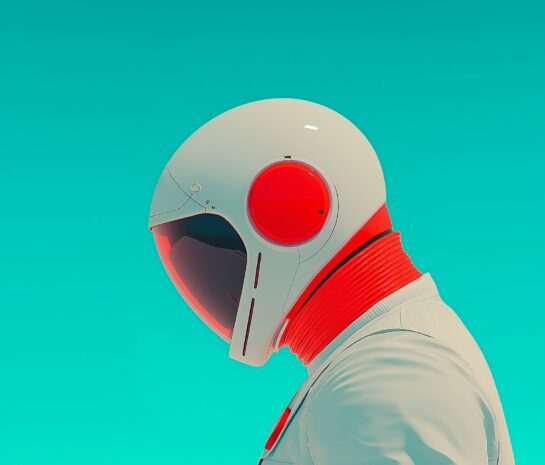 Futuristic Astronaut Portrait