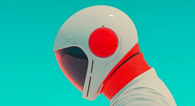 Futuristic Astronaut Portrait