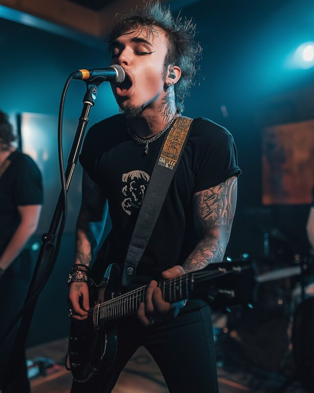 Punk Rock Musician Live Performance